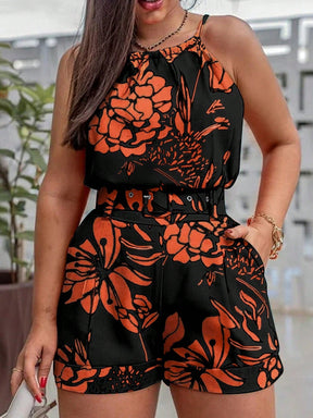 Macacão feminino com Cinto