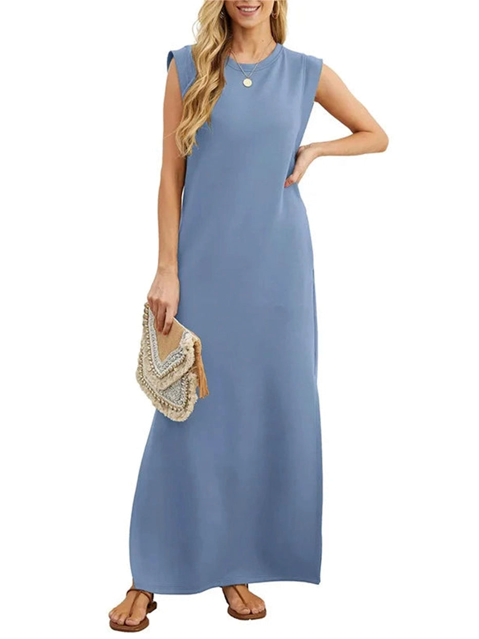 Vestido Elsa - Sem Mangas Leve e Soltinho - Miranini