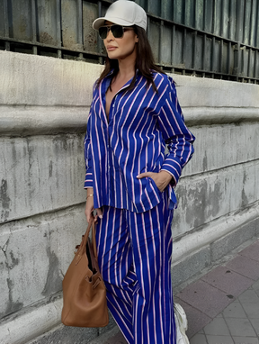 Conjunto Plen - De Manga Larga a Rayas 2024